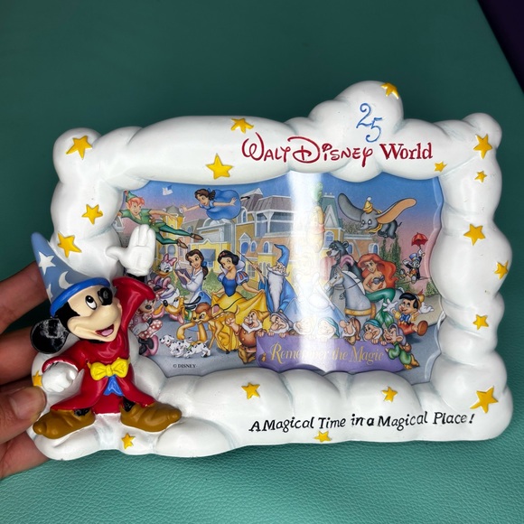 Disney Other - Walt Disney World 25th Anniversary Vintage Photo‎ Frame